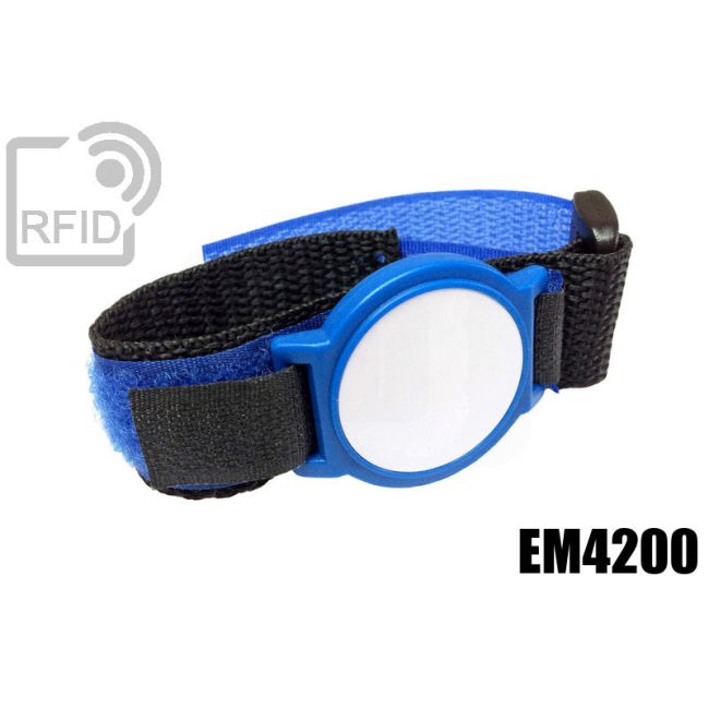 BR08C02 Braccialetti RFID ABS velcro EM4200 thumbnail