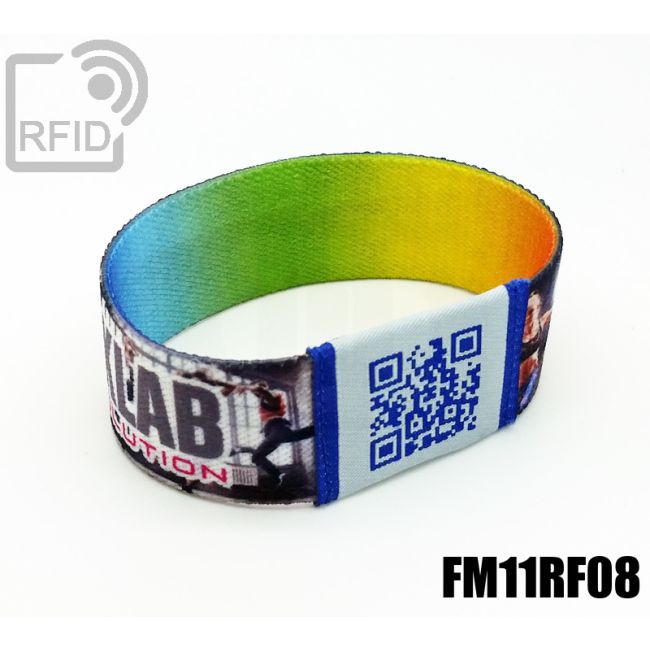 BR21C07 25 mm elastische RFID-Armbänder FM11RF08 thumbnail