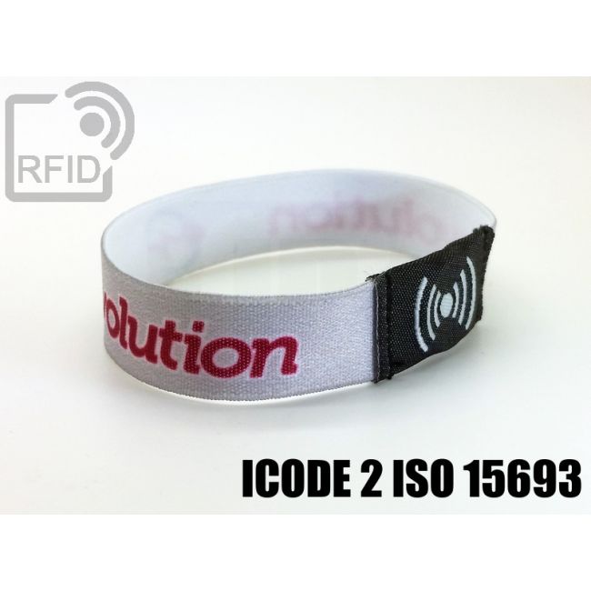 BR23C51 15 mm elastische RFID-Armbänder ICode 2 iso 15693 thumbnail