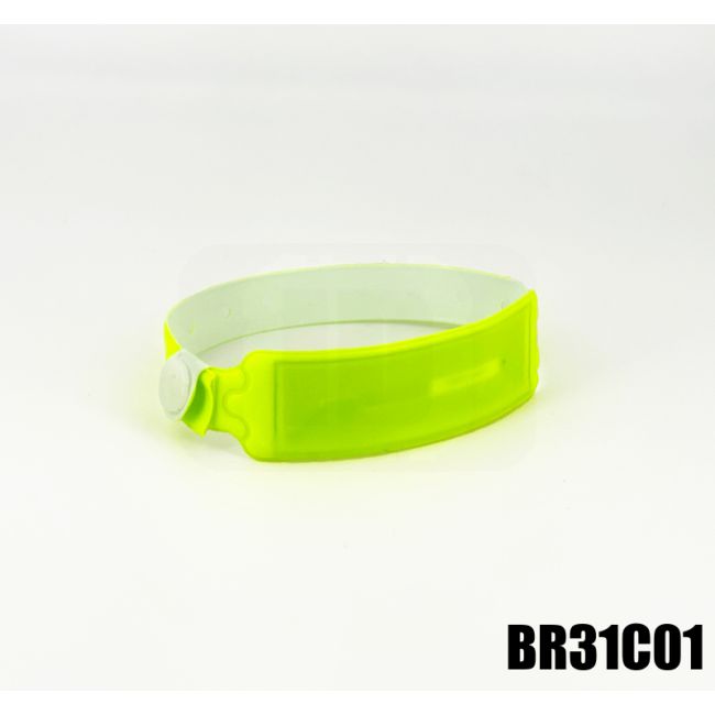 BR31C01 Braccialetti RFID vinile monouso impermeabili TK4100 swatch