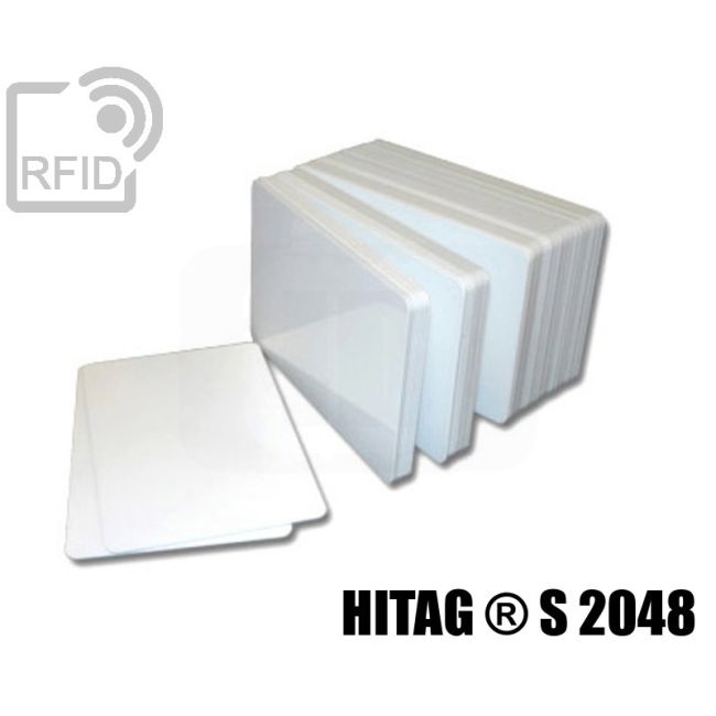 CR01C42 White RFID card Hitag ® S 2048 swatch