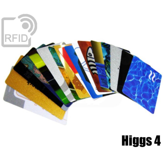 CR02C34 Tarjeta RFID personalizada Alien H4 Higgs 4 swatch