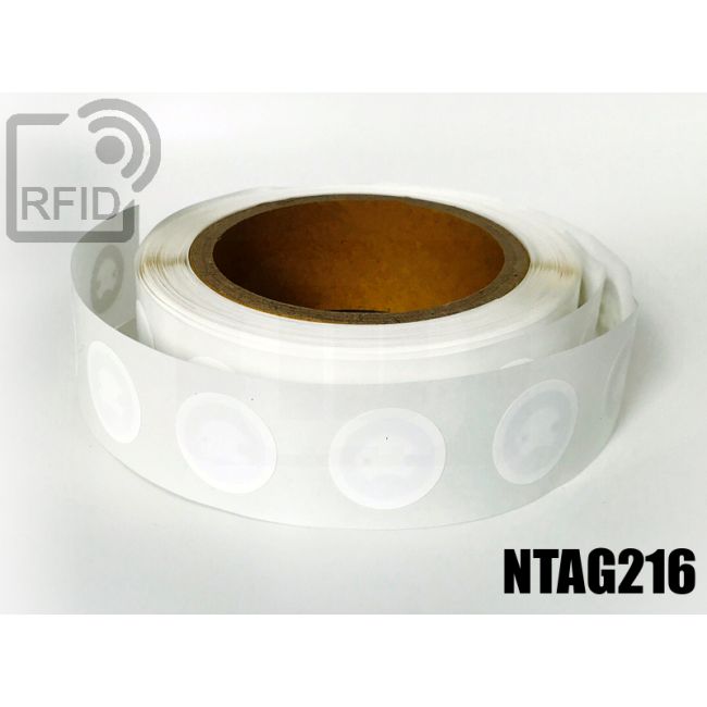 ET02C68 RFID labels diam. 30 mm NFC ntag216 thumbnail