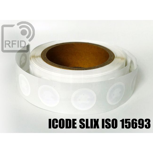 ET04C53 RFID labels diam. 25 mm ICode SLIX iso 15693 thumbnail