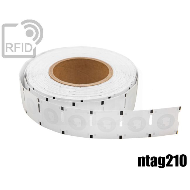 ET24C74 RFID Labels 25 x 25 mm NFC ntag210 thumbnail