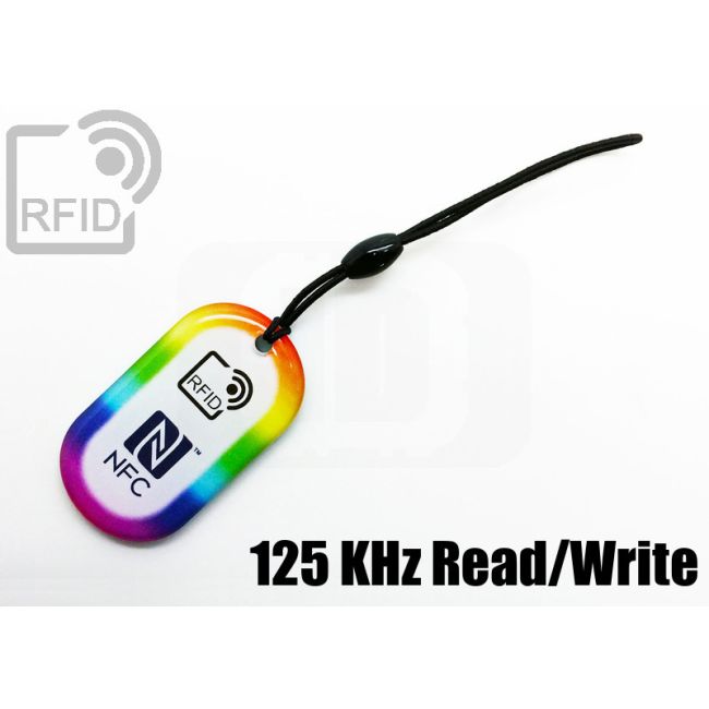 KY04C18 Porte-clés RFID ovale 125 KHz Read/Write thumbnail