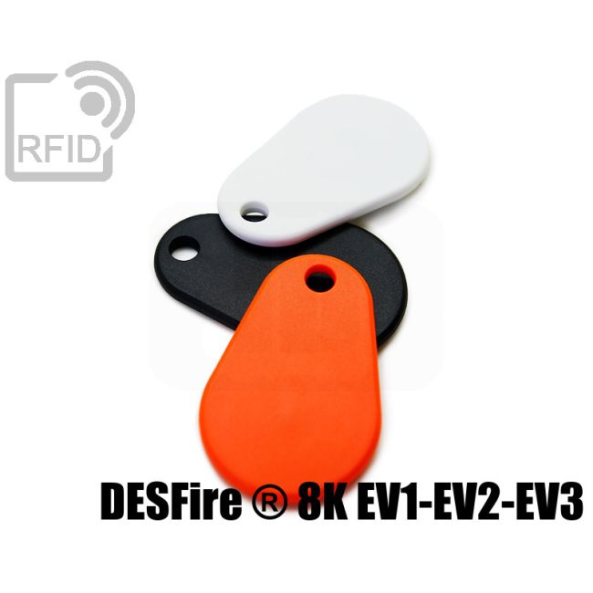 KY06C50 Llavero RFID TPU NFC Desfire ® 8K EV1-EV2-EV3 thumbnail